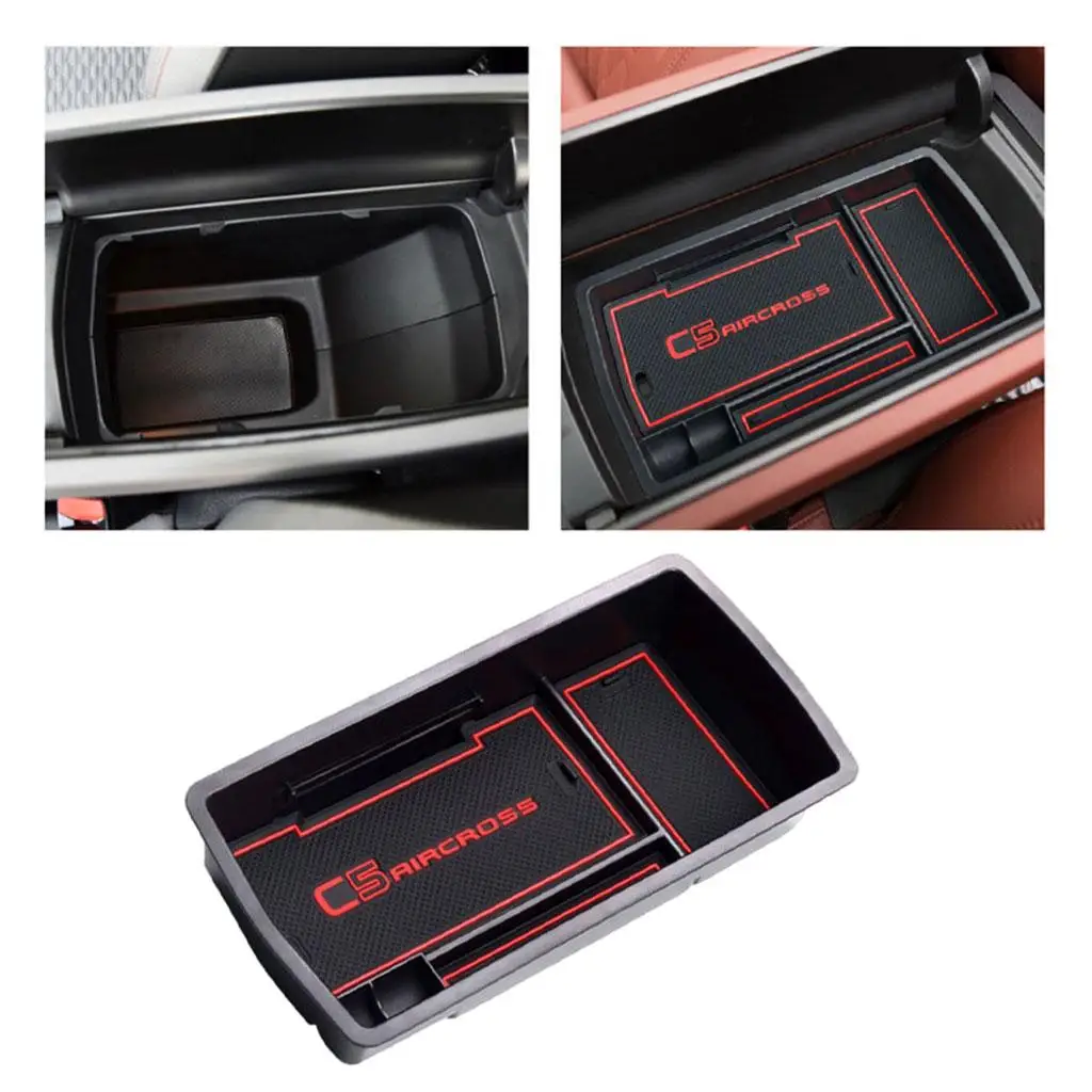 Car Armrest Box Storage for Citroen C5 Aircross 2017 2018 Accessories Spare Parts Direct Replaces