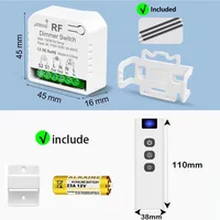 Wireless Dimmer Light Switch with Remote Controls AC110V 220V Dimmable Switch 100M Control for LED and Halogen 10W-150W (No Wifi - Image 6