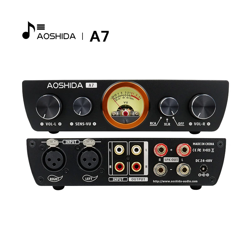 AOSHIDAA7BalancedPowerAmplifier300W2TPA3255XLRInputSpeaker