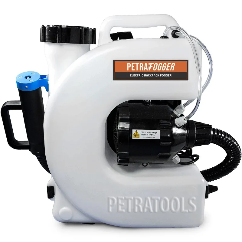 PetraTools Electric Backpack Fogger Machine, ULV Insect Bug Mosquito Fogger, Mosquito Sprayer-Commercial Hose, Padded Straps