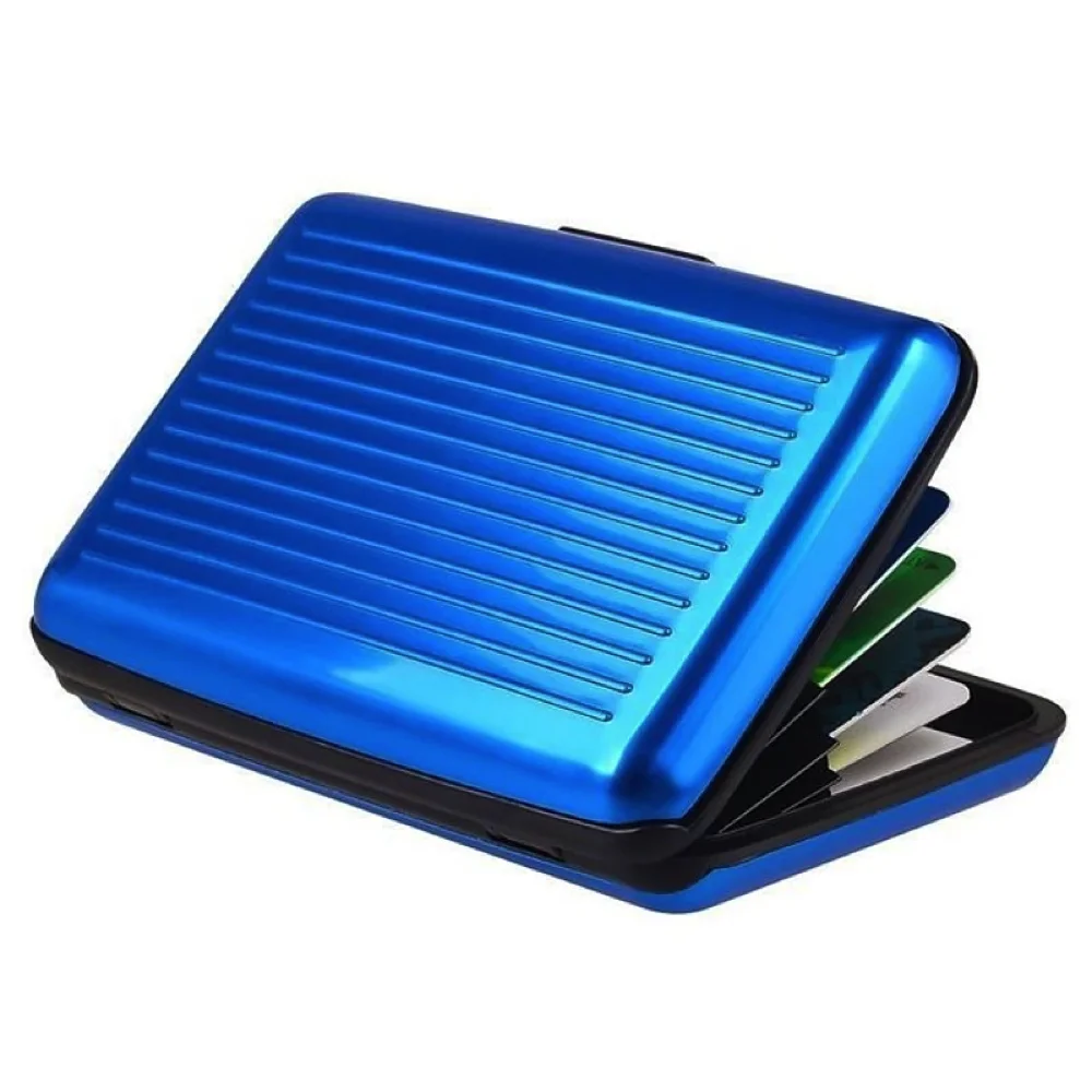 Sleek Waterproof Metal Card Holder Wallet