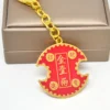 Feng Shui Chinese Art  Wealth Lock Amulet Good Fortune Keychain 4