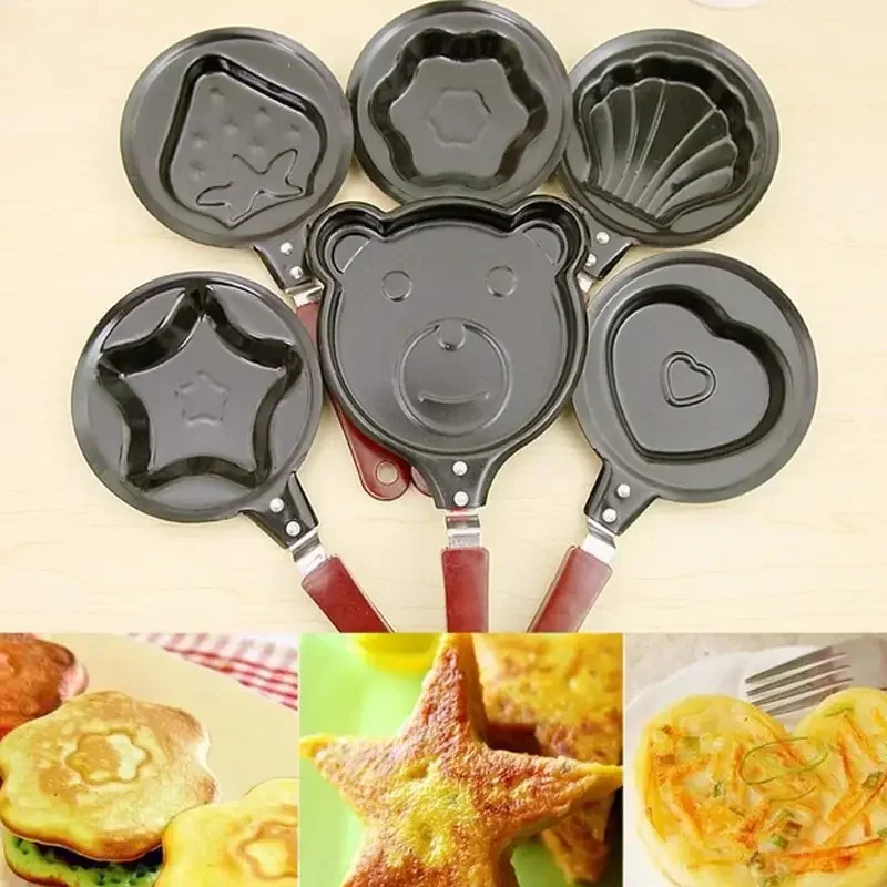 Mini Breakfast Egg Frying Pot Pig-Shaped Cartoon Frying Pot Non-stick Pancakes Omelette Pans Of Cute Shapes Kitchen Tools