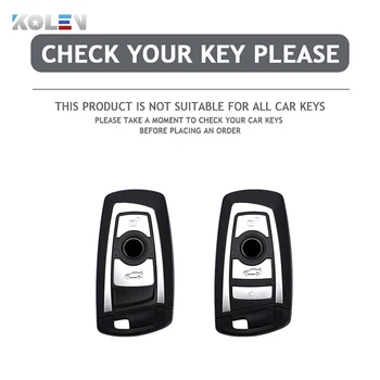 ABS Auto In Fibra di Carbonio Chiave A Distanza Della Copertura Della Cassa Borsette Per BMW F10 F20 F30 F15 F16 F07 F01 F02 F25 F31 1 3 5 7 Serie X1 X3 X4 X5 X6 - ABS Auto In Fibra di Carbonio Chiave A Distanza Della Copertura Della Cassa Borsette Per