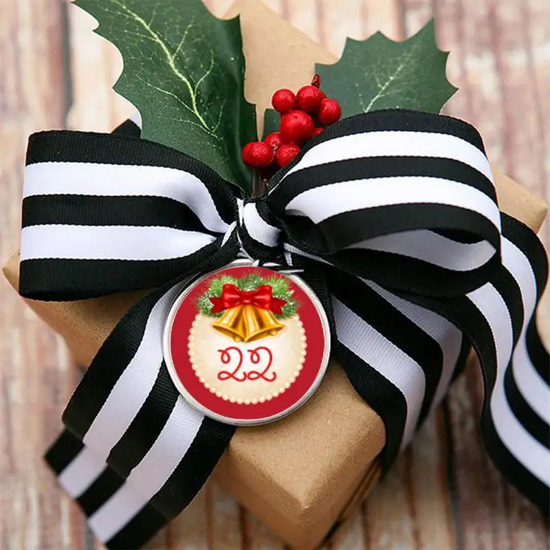 Christmas Countdown Labels Stickers Christmas Countdown Advent Calendar Stickers Numbers Labels