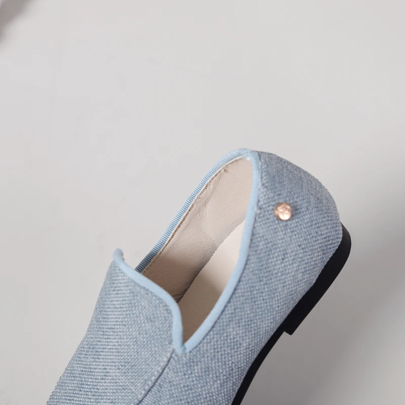 Spring Kids Shoes Children Slip On Casual Shoes Baby Girls Fashion Loafers Toddler Almond Flats Boys Moccasin Soft New