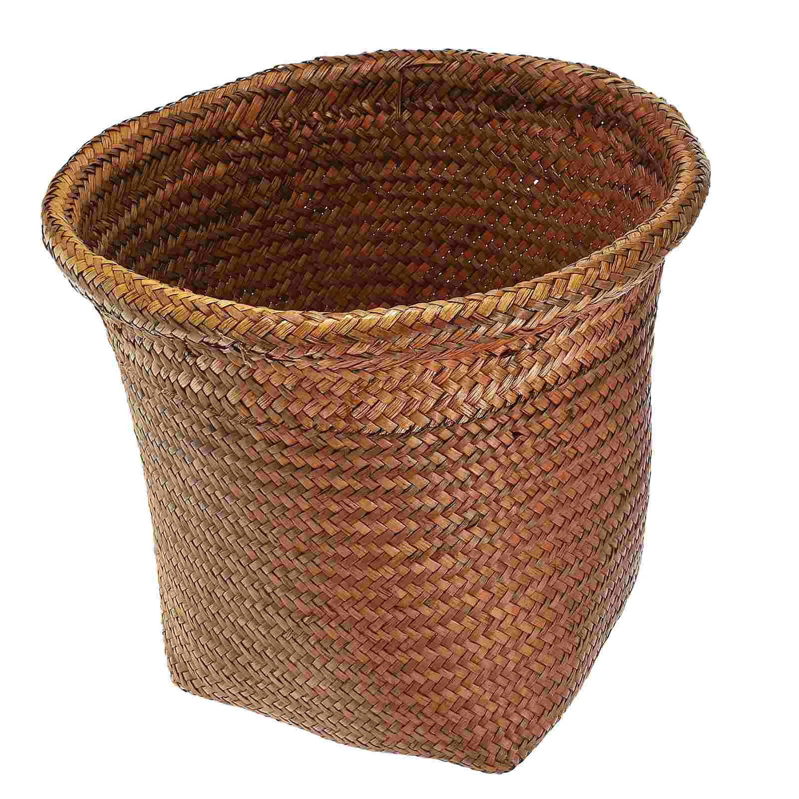

Car Trash Bin Can Garbage Waste Holder Paper Basket Personalized Flowerpot Picnic Home Office