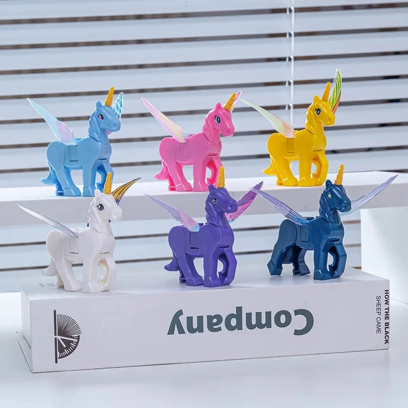 2024 New Hot Unicorn Building Blocks Mini Action Figure Bricks Toy 2