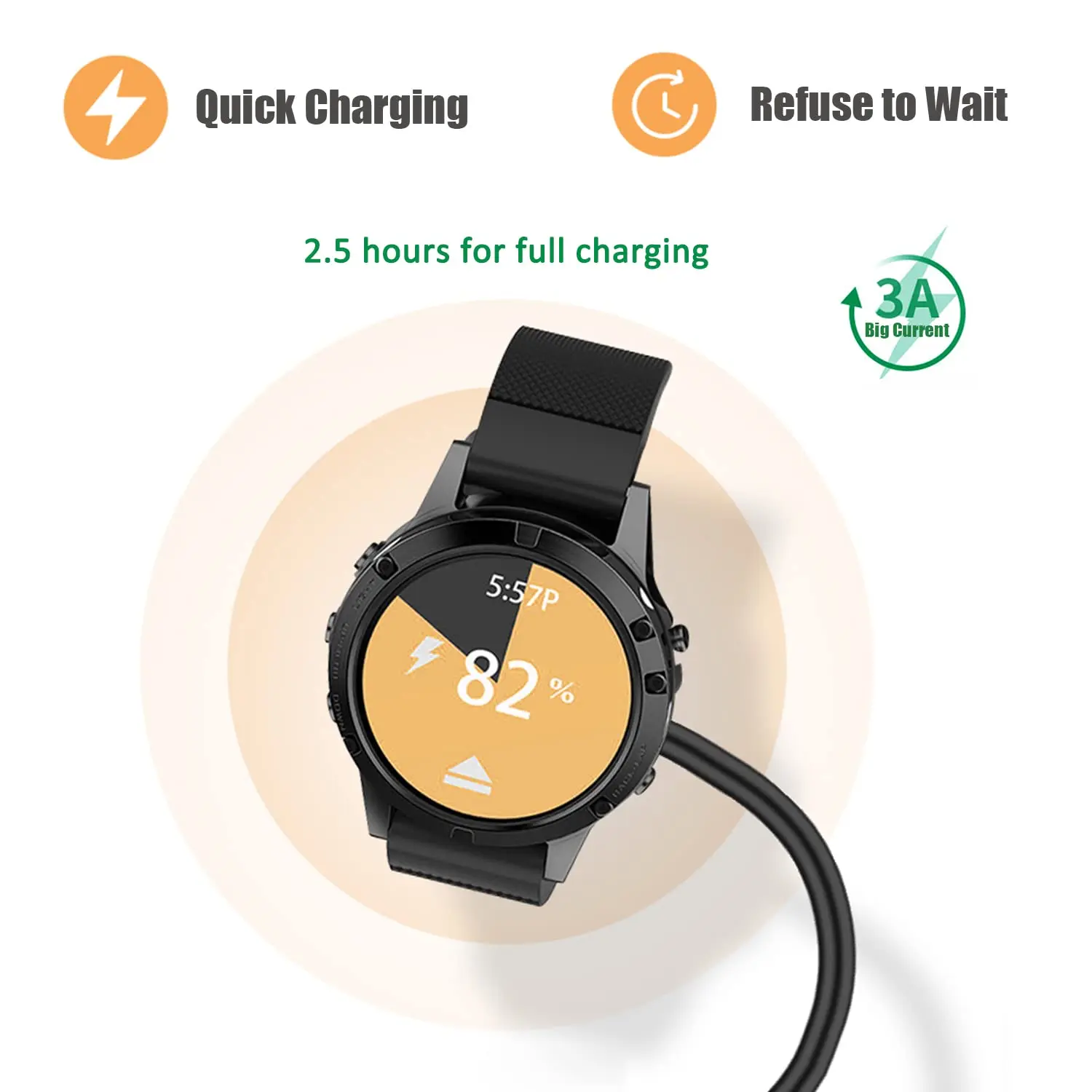 High-Speed USB/Type C Charger Cable with Dust Plugs
