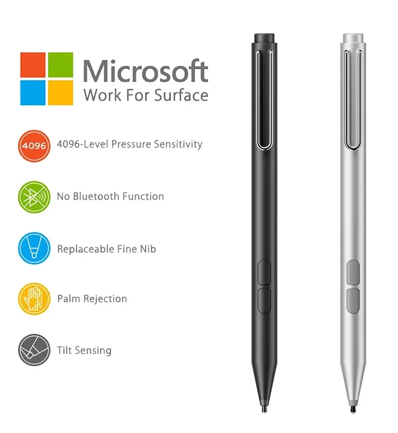 

4096 Stylus Pen For Microsoft Surface Pro 3 4 5 6 7 8 X Touch Screen Pen Tablet Drawing Pencil for ASUS HP Surface Pen Laptop