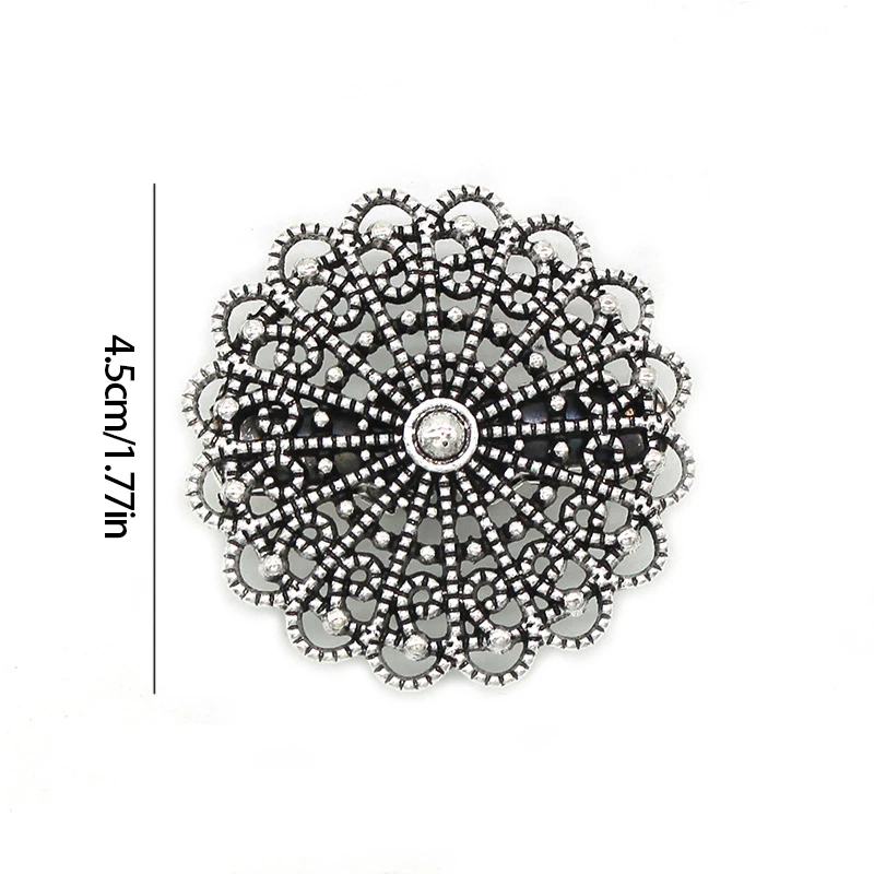 Garment clips clothing decor clothes clips retro flower patterns collar clip clothes shawl cardigan sweater brooch pins dresses buckle classical vintage clothing clip