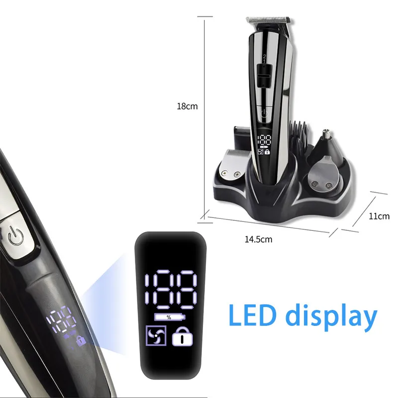 Hair clipper for men electric shaver Multifunctional hair trimmer beard trimmer body hair trimmer Beauty Kits Men electric razor