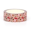 2023 NEW 1PC 10M/Lot Deco Vintage Red Toadstools Washi Tape for Journaling Stickers Adhesive Masking Tape Cute Stationery 2