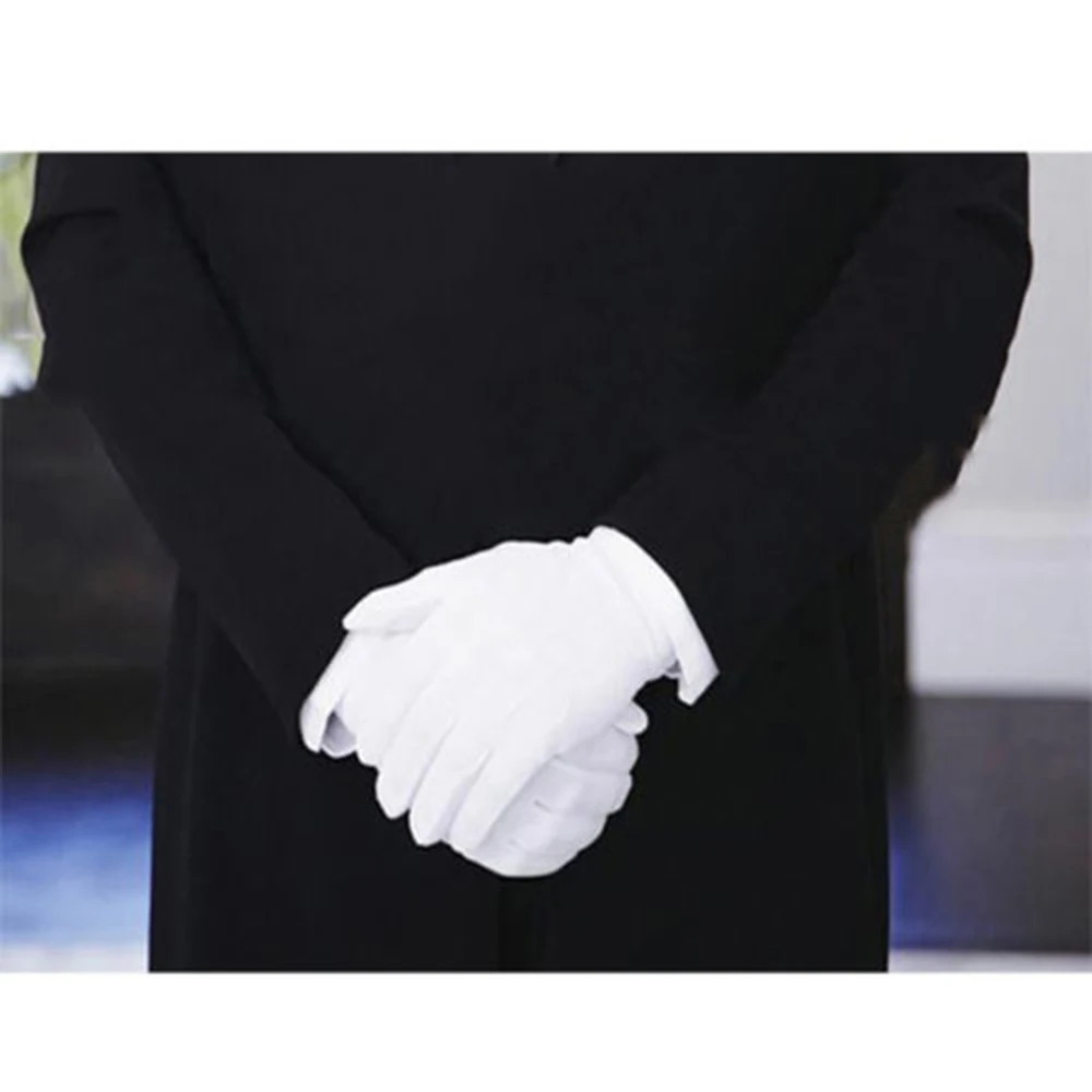 New White Formal Gloves Tactical Gloves Tuxedo Honor Guard Parade Santa Men Inspection Winter Gloves 1Pair Carpentry Work gloves 6