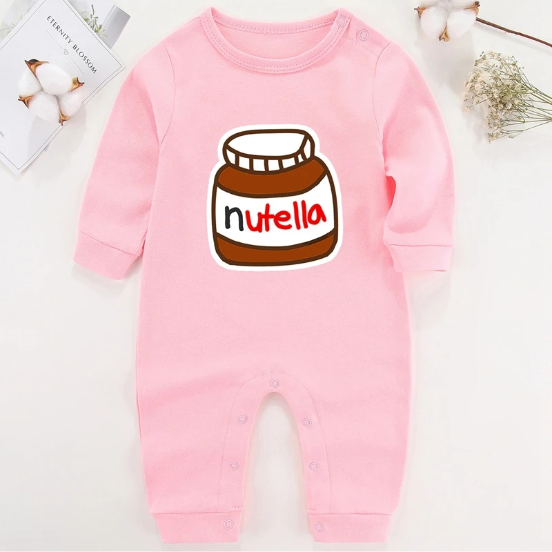 bright baby bodysuits	 Baby Boy Winter Clothes Ropa De Bebe Niña Infant Outfits Cotton Baby Girl Romepr Mom I Love You More Than You Nutella Costume Baby Bodysuits for girl  Baby Rompers
