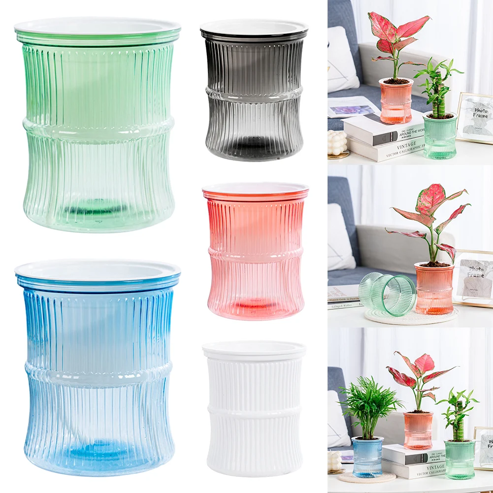 

Case Plant Pots Self-absorbent Small Potted Window Boxes Flower Pot Hydroponic Plants Pots 1PCS Baskets Breathable