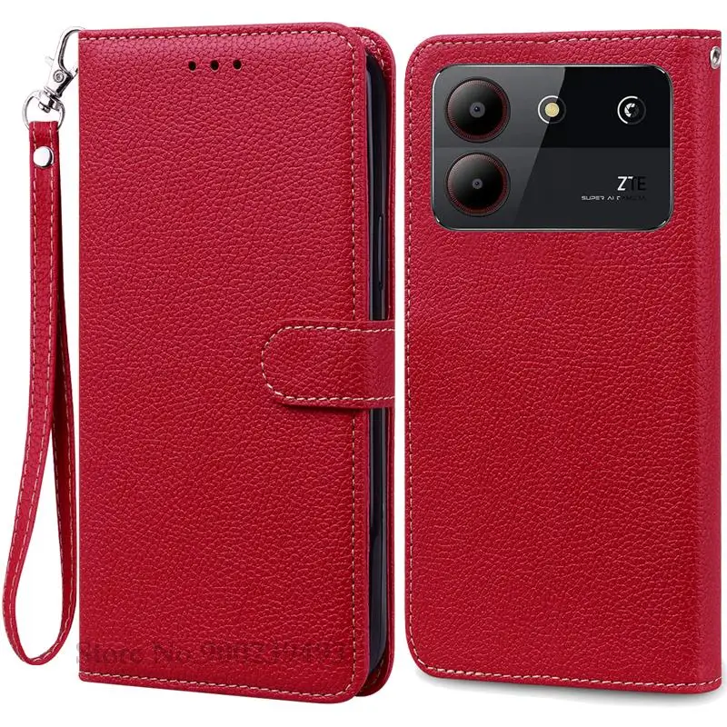Elegant Leather Wallet Flip Case - Premium Phone Cover with Bumper Protection