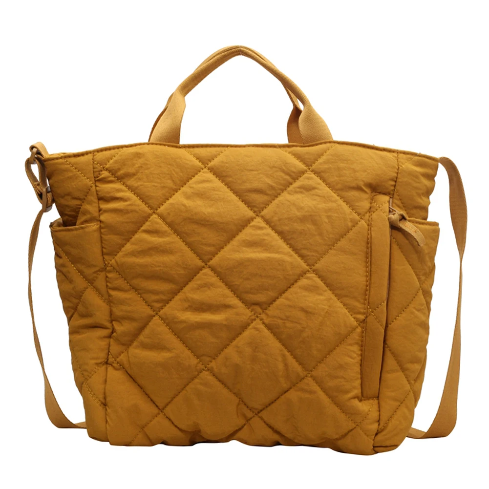 Women Puffer Hobo Handbag Large Capacity Fluffy Crossbody Bag Soft Padded Shoulder Bag Satchel Travel Bag Winter Shopper Bag