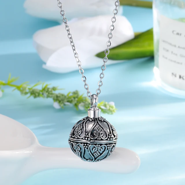 Collana A Urna A Forma Di Cuore Per Ceneri, Gioiello Commemorativo In Acciaio Inox, Con Catena Da 22 Pollici, Regolo Memoriale