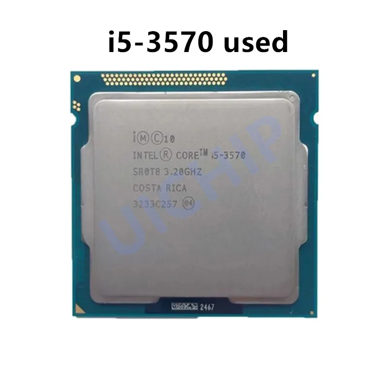100% Originale Intel Core I5-3570 I5 3570 3.4 Ghz Usato Processore Cpu Quad-Core 6M 77W Lga 1155