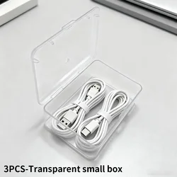 Durable Cable Organizer Box Set - Heavy - Duty Plastic Storage Solution for Home and Office Cables (3PCS)
