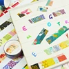 10Pcs Geometry Washi Tapes Stationery Masking Tape Scrapbook Gold Foil Decorative Adhesive Tape Journal Supplies Washi Tape Set 6