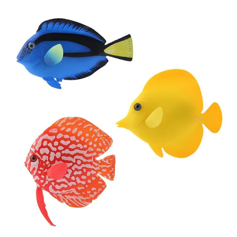 

Silicone Artificial Night Luminous Hippocampus Fish Tank Aquarium Ornament Underwater Fish Decoration Pet Supplies