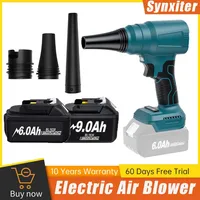 Souffleur d'air électrique sans fil puissant pour batterie Makita 18V, pistolet à air portable, souffleur de feuilles de jardin, outils électriques pour souffler la poussière 1