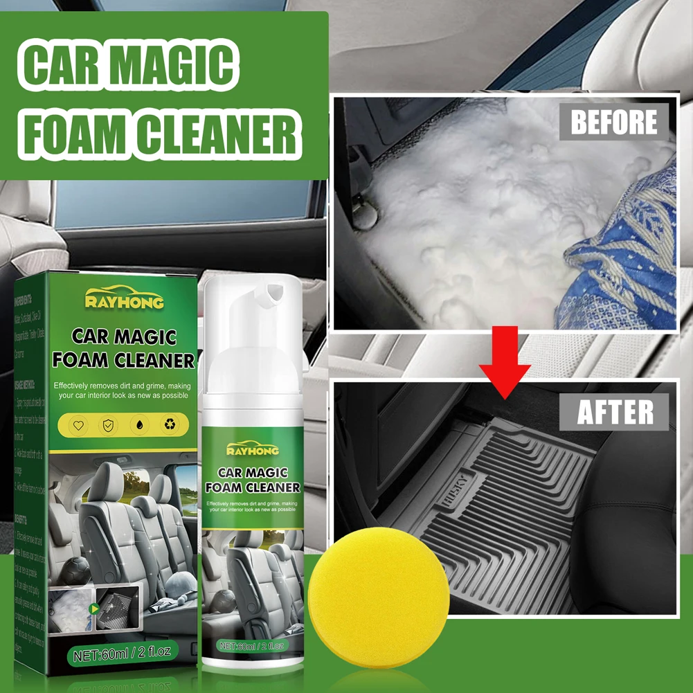 Thick Foam Car Auto Interior Cleaner for Carpet/Upholstery/Fabric/Vinyl -  China Foam Cleaner, Car Care