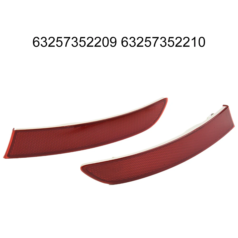 2pcs 반사 스티커 자동차 외장 부품 충돌 방지 자동차 스티커 고품질 PET 후면 스티커 빨간색 반사 스트립