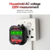 HT106 HT107 Socket Tester Pro Voltage Test Digital Outlet Socket Detect US/UK/EU Plug Ground Zero Line Plug Polarity Phase Check 5