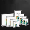 Acrylic Sign Holder POP Display Stand Rack Desktop Advertising Sign Board Poster A4 A5 A6 Acrylic Price Tag Frame Picture Holder 2