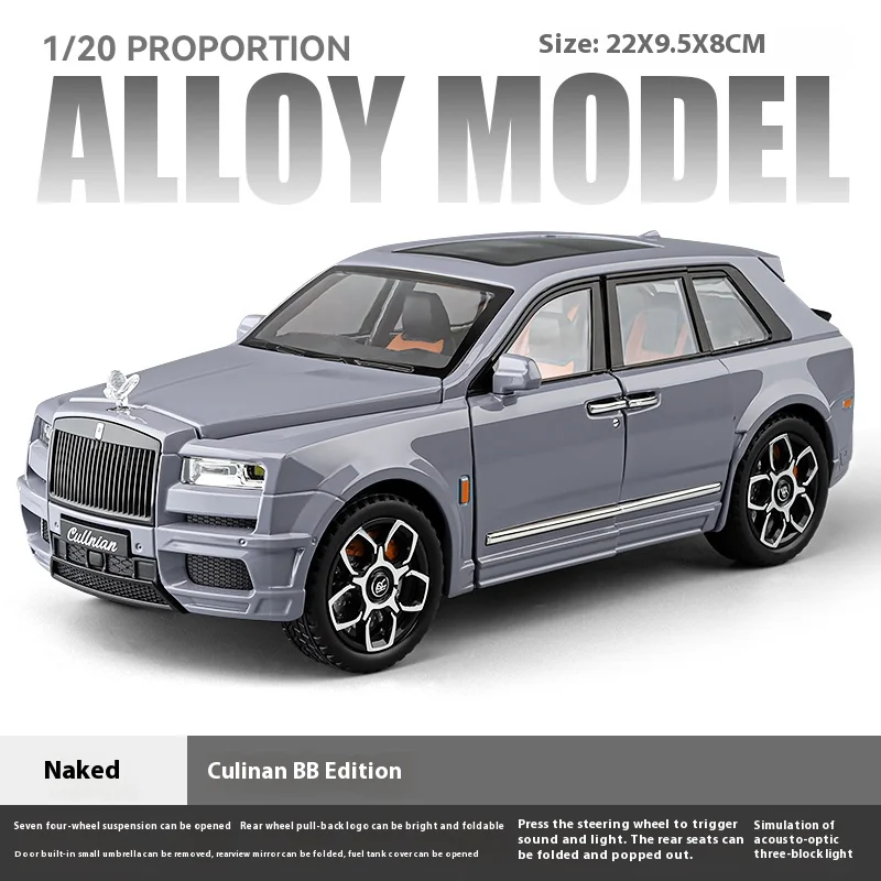 Voiture Miniature 1:64 Cullinan SUV Diecast Model Car Modèle Réduit