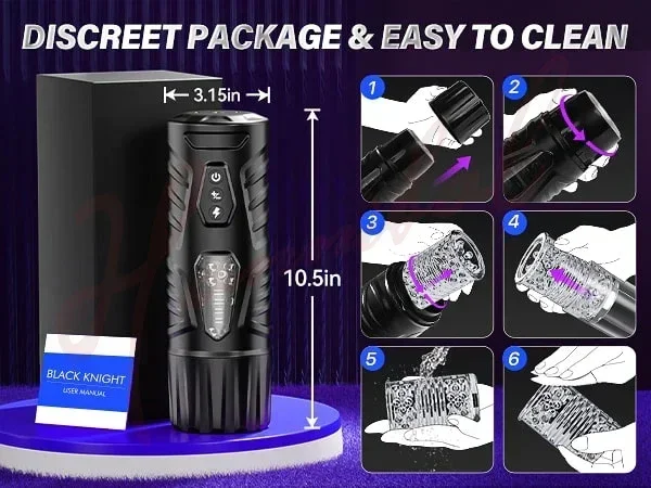 Male masturbator cup 7 Thrusting Rotating Modes Electric Pocket Pussy For Penis Sex Toy For Men