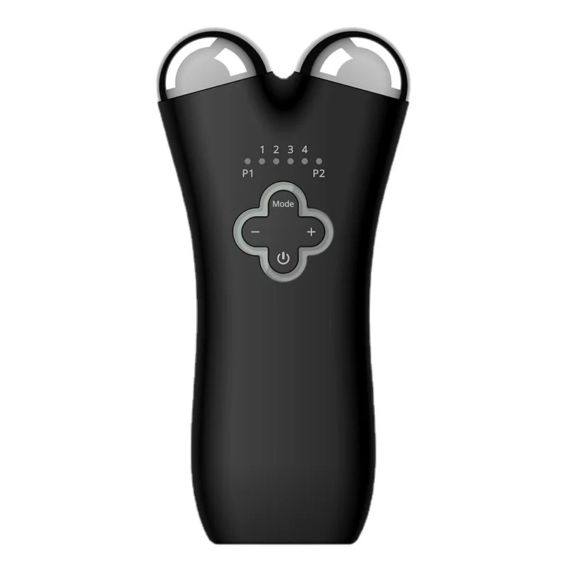 

Micro-Current Roller Facial Beauty Apparatus Face-Shaping Tool EMS Current Acoustic Wave Skin Refresher Facial Massager