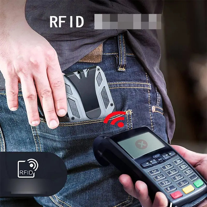 Porte-cartes de visite bloquant RFID