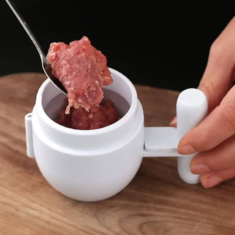 2pcs/set Meatball Maker Non-Stick DIY Meat Stuffed Sandwich Meatball Shaper Meat Tools Kitchen Fish Ball Rice Ball Making Mold meat ball maker
