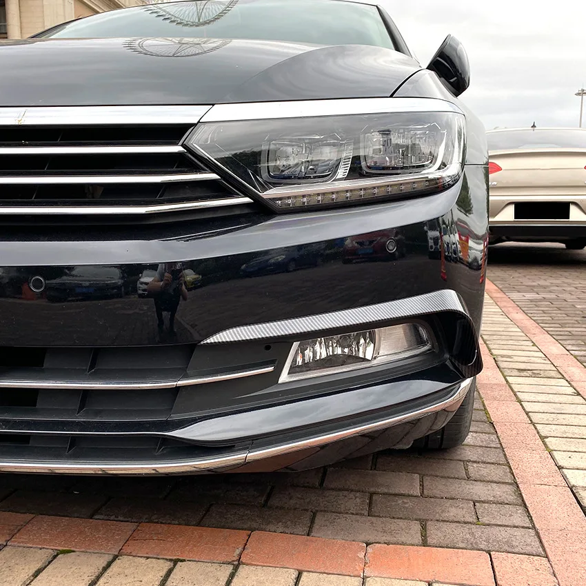 Auto Front Stoßstange Splitter Seite Spoiler Air Vent Wind Messer Körper Kits Für Volkswagen Passat B8 2017-2019 Auto Styling – Detail 5