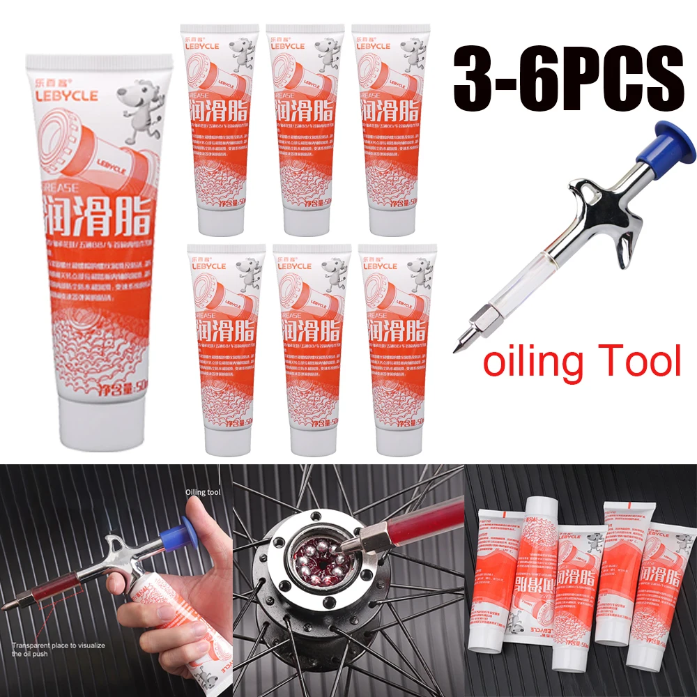 36pcs LEBYCLE Bike Bicycle Grease Lubricant MTB Bike Oil for Hub