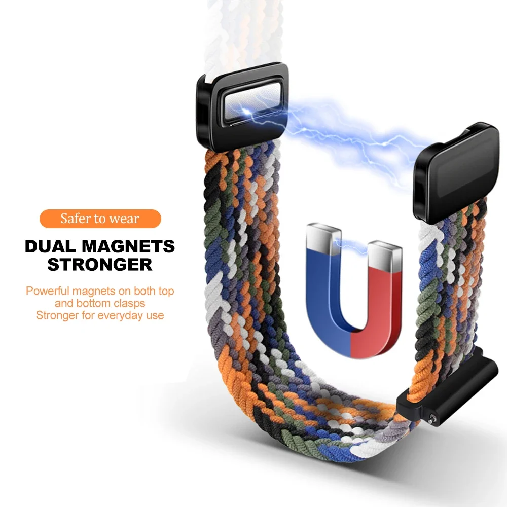 Magnetic Nylon Sport Strap Adjustable Replacement Watchband Bracelet - Galaxy Fit3 Band Accessories