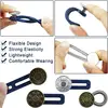 30-1PC Detachable Jeans Waist Adjustment Buckle Metal Button Extender for DIY Pants Jeans Free Sewing Waist Extenders Buttons 6