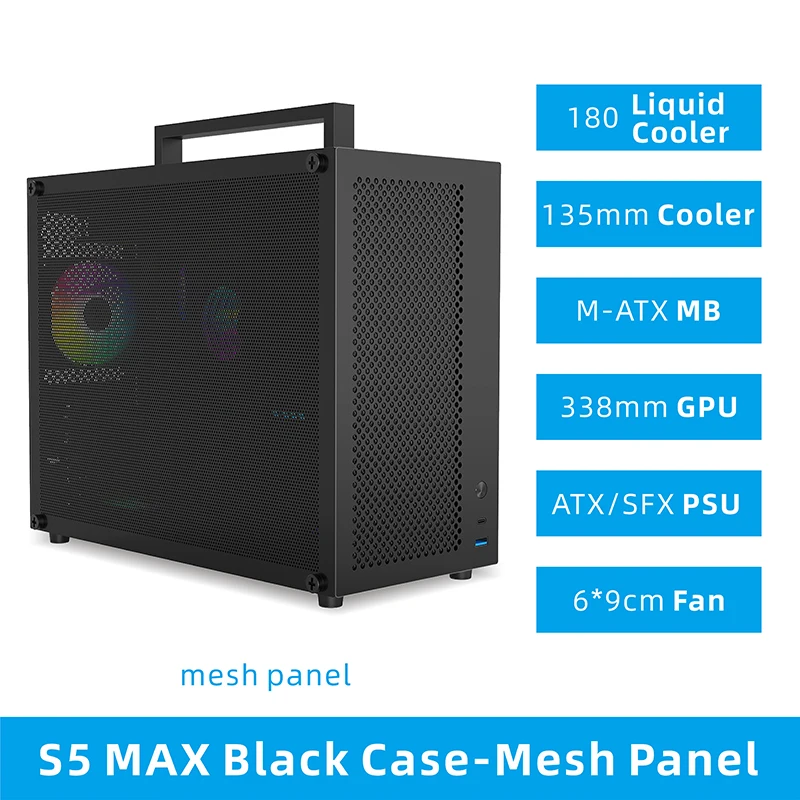 S5 MAX Black Mesh