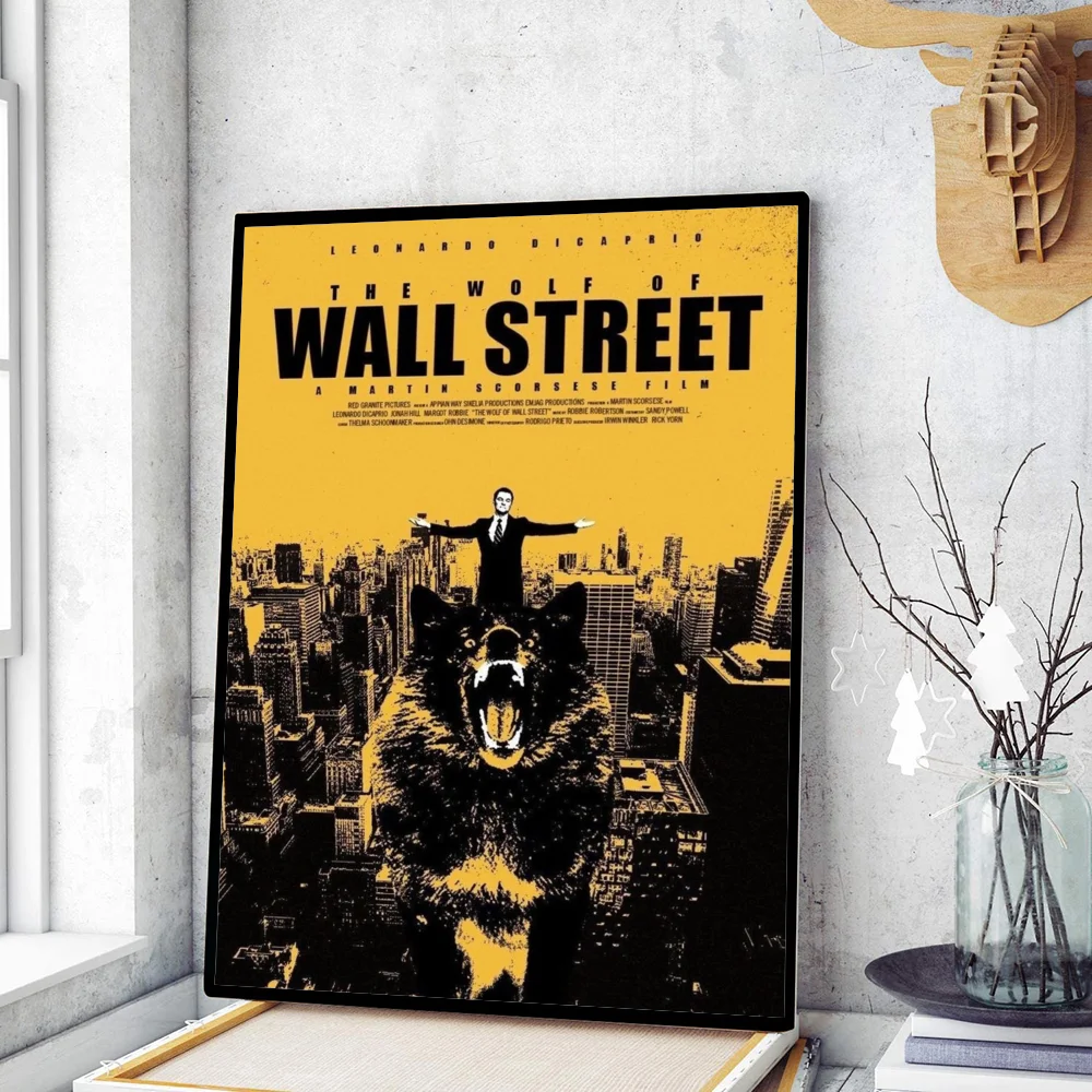 O Lobo de Wall Street Poster, Graffiti Art, Filme pegajoso Posters