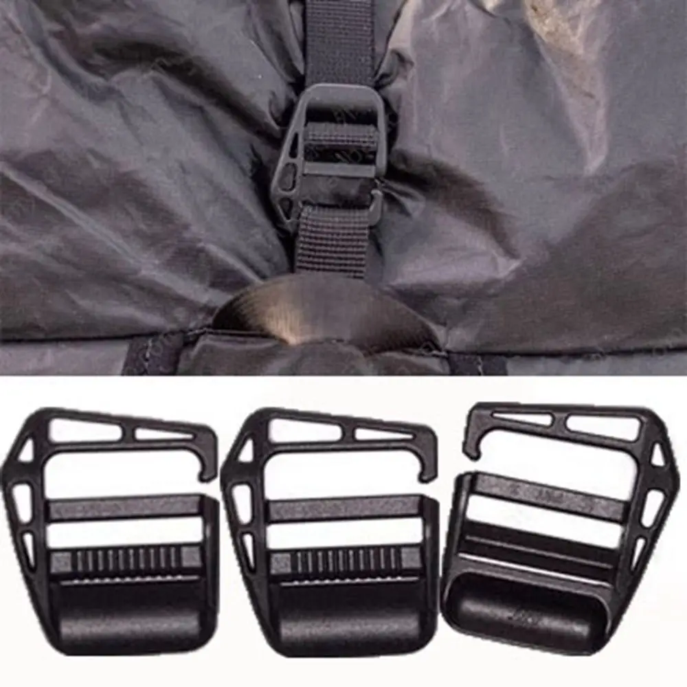 

2pcs 20/25/38mm Webbing Strap Buckle Plastic Slider Fastener For Sport Bag Release Hook Outdoor Camping Travel DIY Accessories