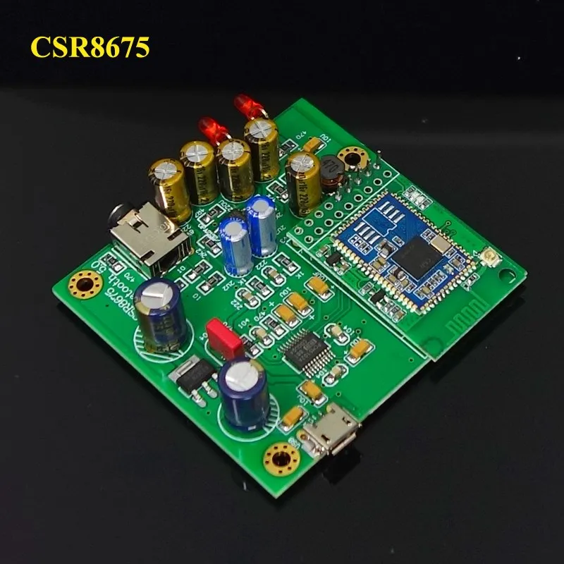 BRZHIFI Audio CSR8675 Bluetooth 5.0 Lossless Music Decoder QCC5125 Decoder Board DAC Bluetooth 5.1 Receiver Support LDAC APTX HD 6 channel amp Audio Amplifier Boards