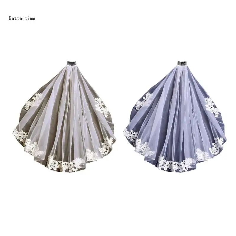 

B36D Bridal Tulle for Bachelorette Party Hen Party Tulle for Wedding Single Layer Wedding Veil Head Covering