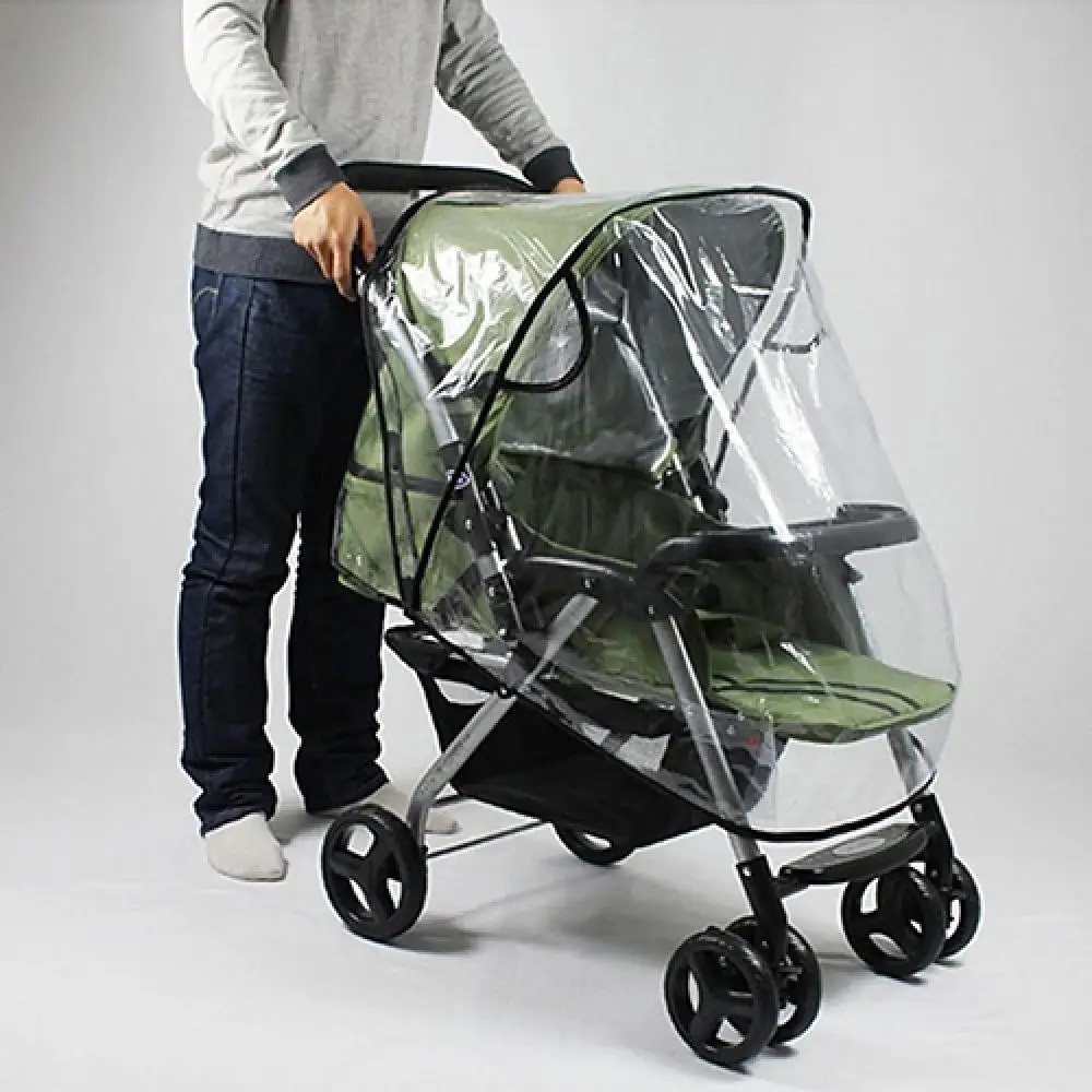 Universal Waterproof Wind Dust Shield Baby Stroller Pushchair Pram Rain Cover