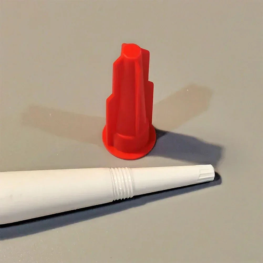 Caulking Nozzles Universal Caulking Gun Nozzles Silicone Tube Nozzle Cap Replacement Tips Caulk With Red Nozzle Cartridge