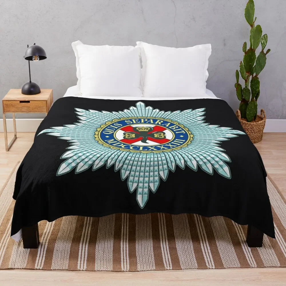 

Irish Guards - British Army Throw Blanket Blankets For Bed Weighted Soft Blankets