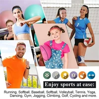4Pc Women Men Yoga Headband Sport Anti-slip Rubber Sweatband Elastic Hair Bands Fashion Gym Head Rope Soild Color Slim Head Band - Image 6